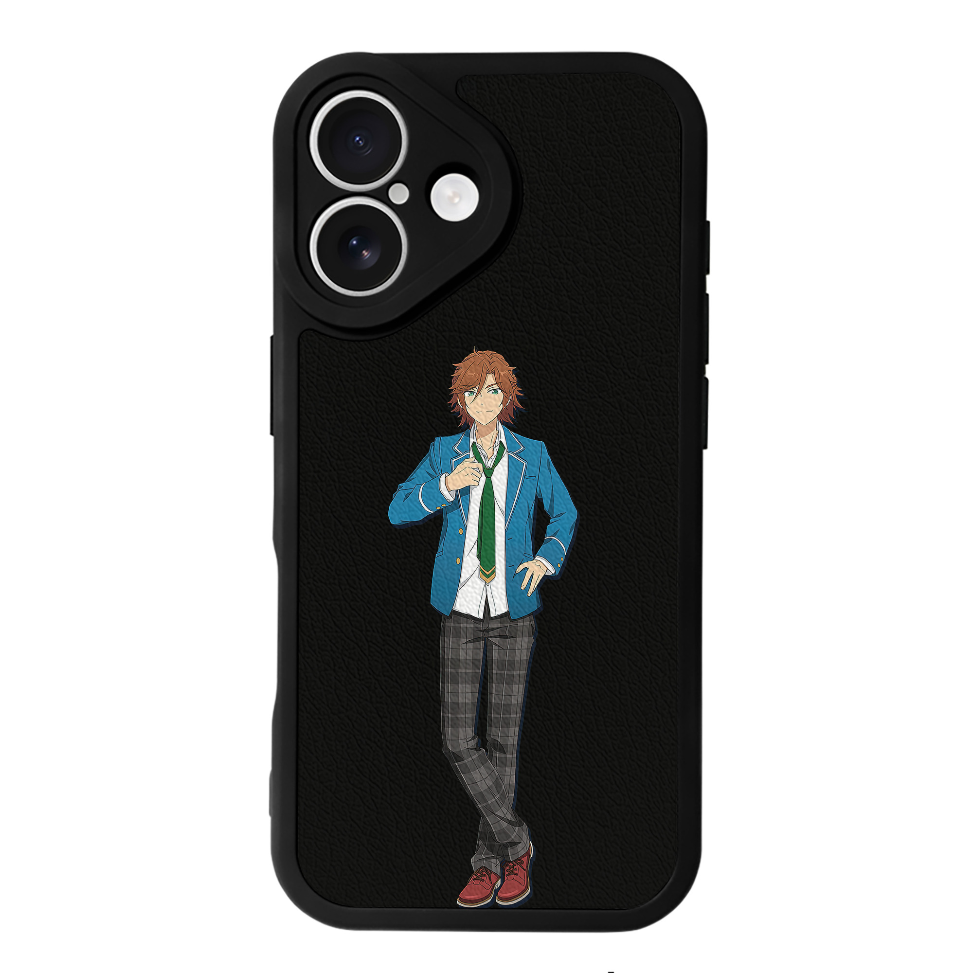 （画像用） あんさんぶるスターズ! Ensemble Stars 【iPhone 16シリーズ対応】シリコンスマホケース（レザー調） 材質：シリコン